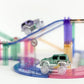 Cleverclixx Magnetic Tiles Large Race Track Pastel 80 pieces