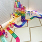 Cleverclixx Magnetic Tiles Large Race Track Pastel 80 pieces
