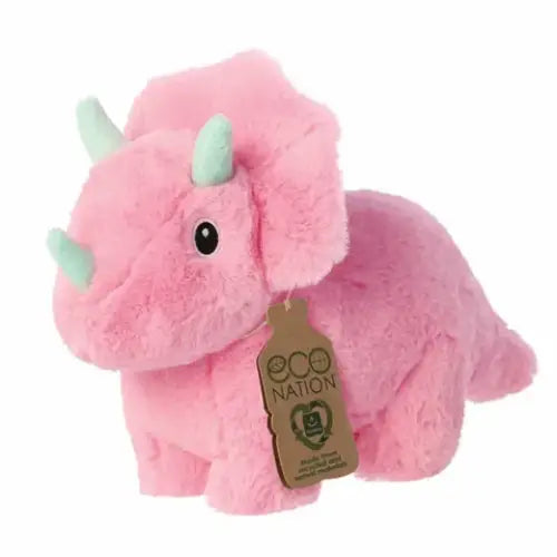 EcoNation Triceratops Soft Toy Side