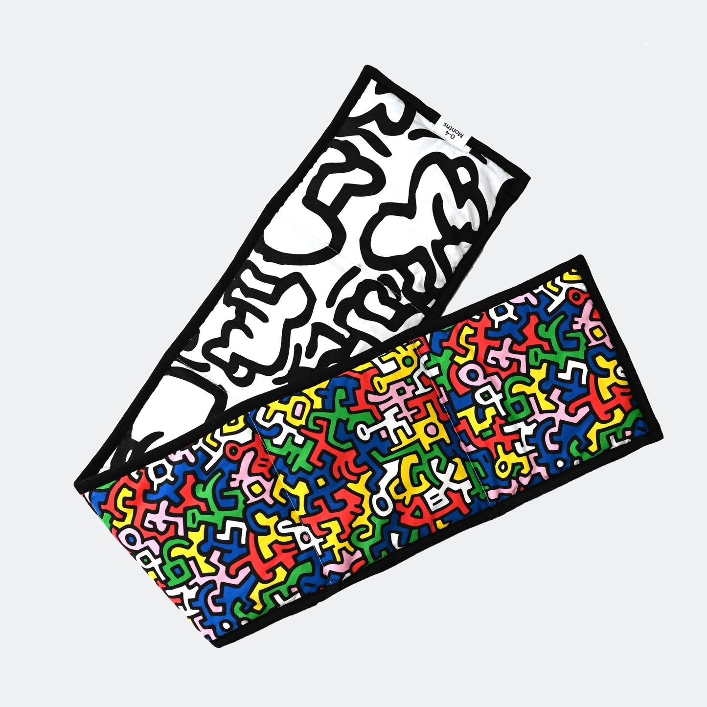 Etta Loves x Keith Haring Sensory Strip - reversible newborn to 4 months / 5+ months