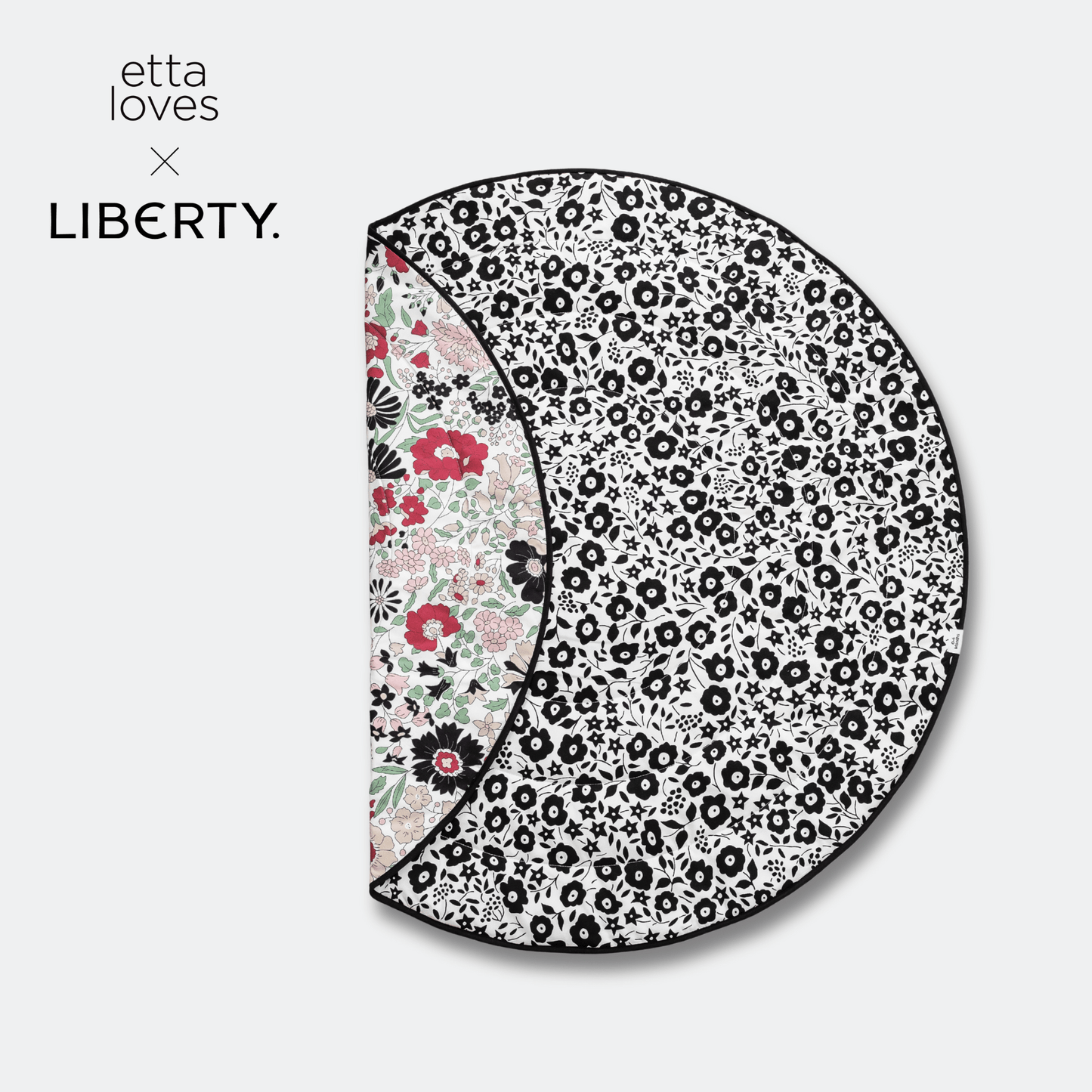Etta Loves x Liberty Reversible Sensory Playmat (suitable from birth)
