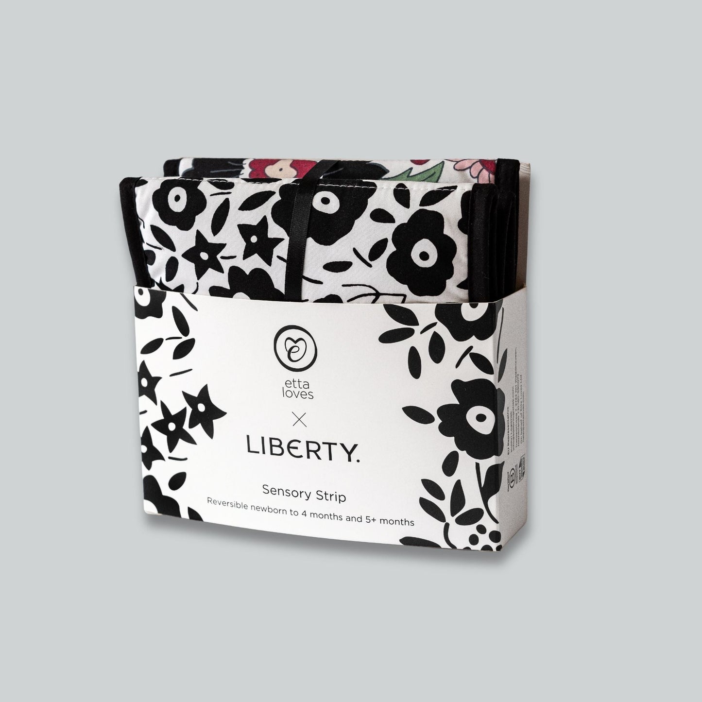 Etta Loves x Liberty Reversible Sensory Strip (suitable from birth)