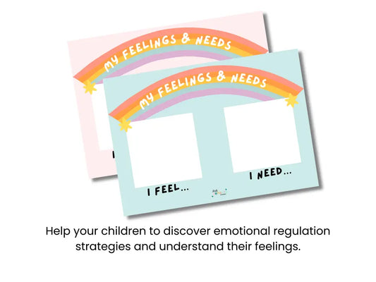 Feelings and Needs Board Emotional Supporting Visual Aid - Digital Download
