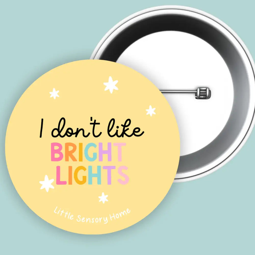 Hidden Disability badge I dont like bright lights