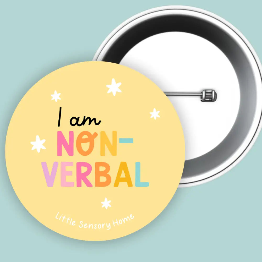 Hidden Disability badge I am Non Verbal