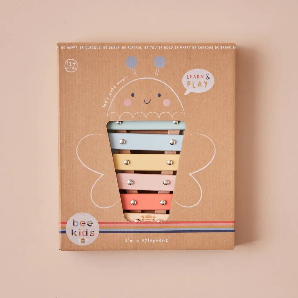 Just Bee Kids Dragonfly Wooden Xylophone box