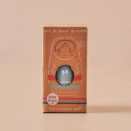 Just Bee Kids wooden nesting dolls packaging