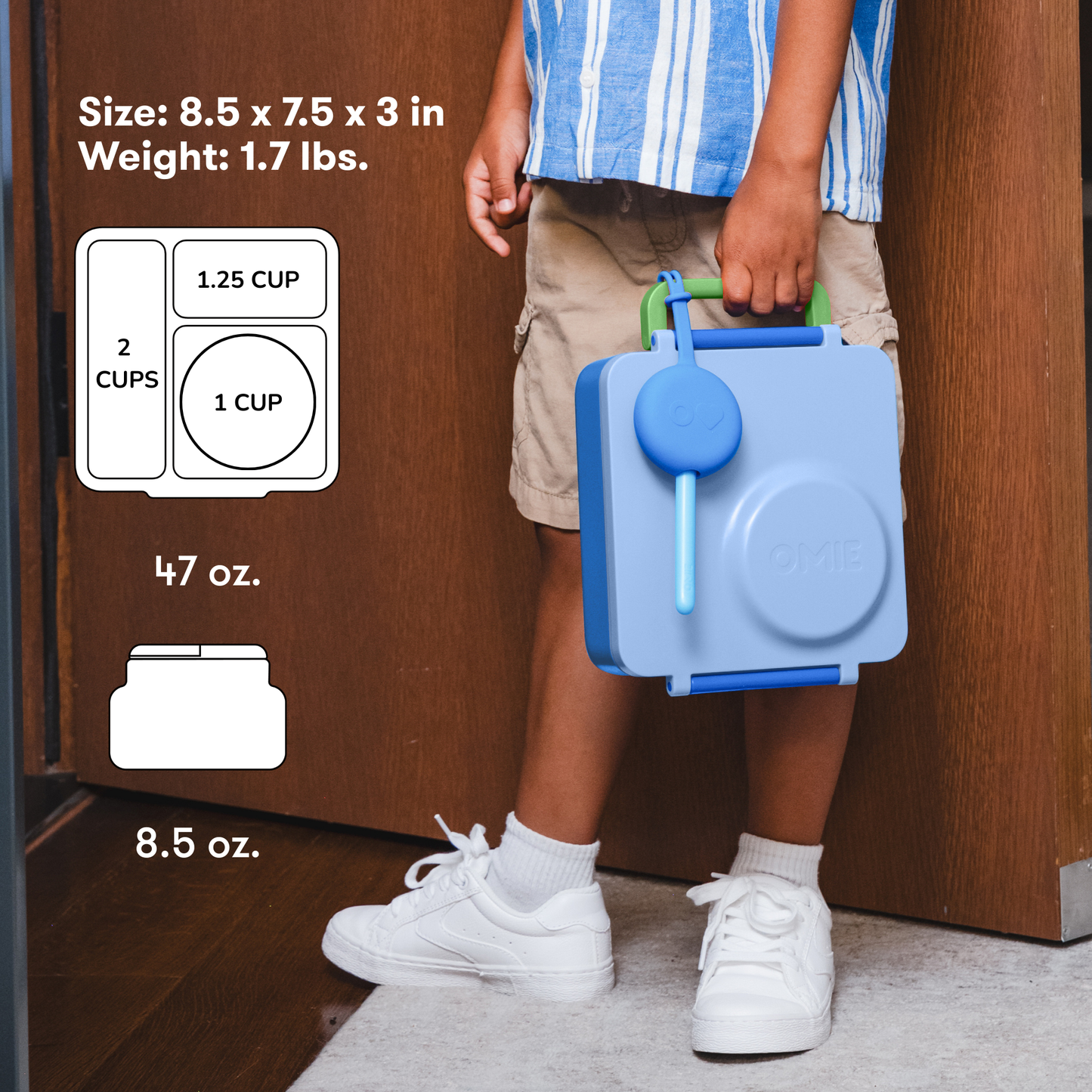 OmieBox hot and cold food lunchbox