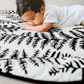 Etta Loves Plant Print Playmat - reversible newborn to 4 months and 5+ months