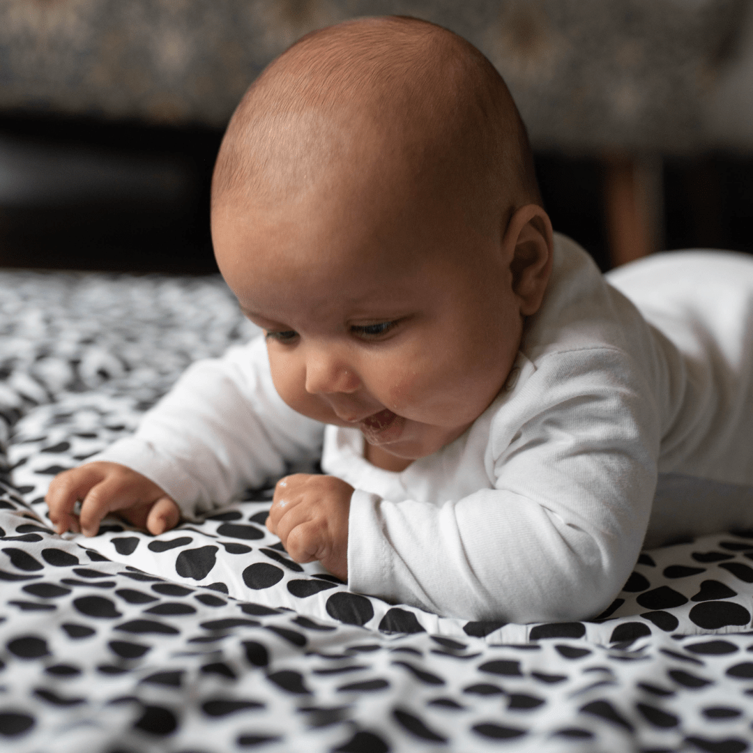 Etta Loves animal print playmat - reversible newborn to 4 months and 5+ months