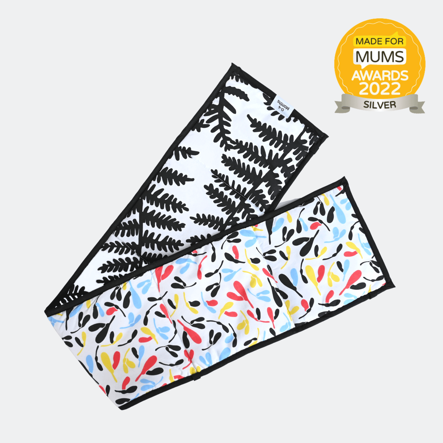 Etta Loves Plant Print Sensory Strip - reversible newborn to 4 months and 5+ months