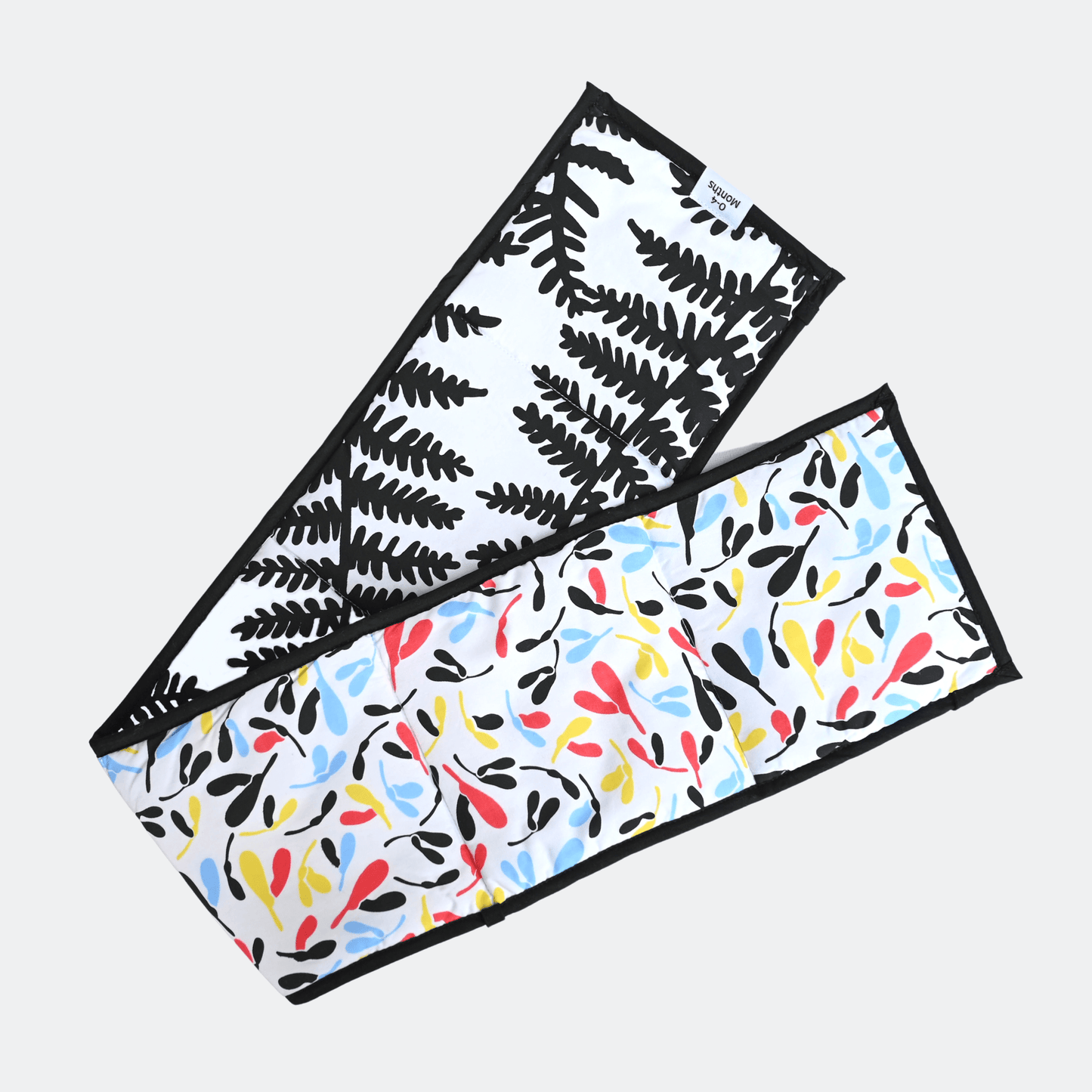 Etta Loves Plant Print Sensory Strip - reversible newborn to 4 months and 5+ months