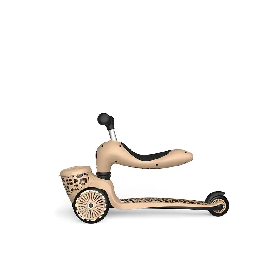 Scoot & Ride Highway Kick 1 Lifestyle Leopard Scooter alternative side view
