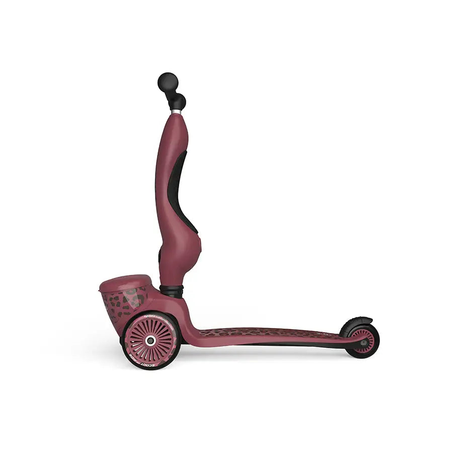 Scoot & Ride HighwayKick1 Lifestyle Wildcat scooter standing side view