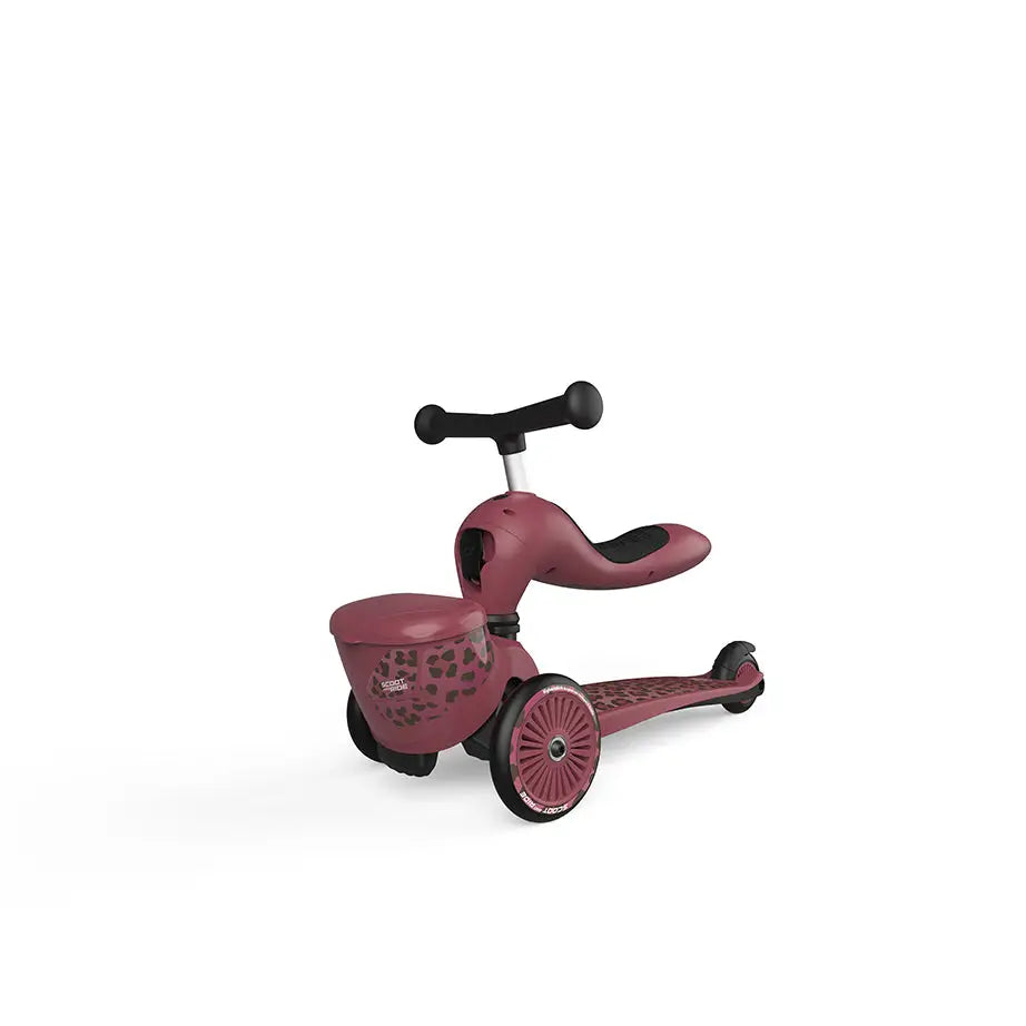 Scoot & Ride HighwayKick1 Lifestyle Wildcat scooter right diagonal view