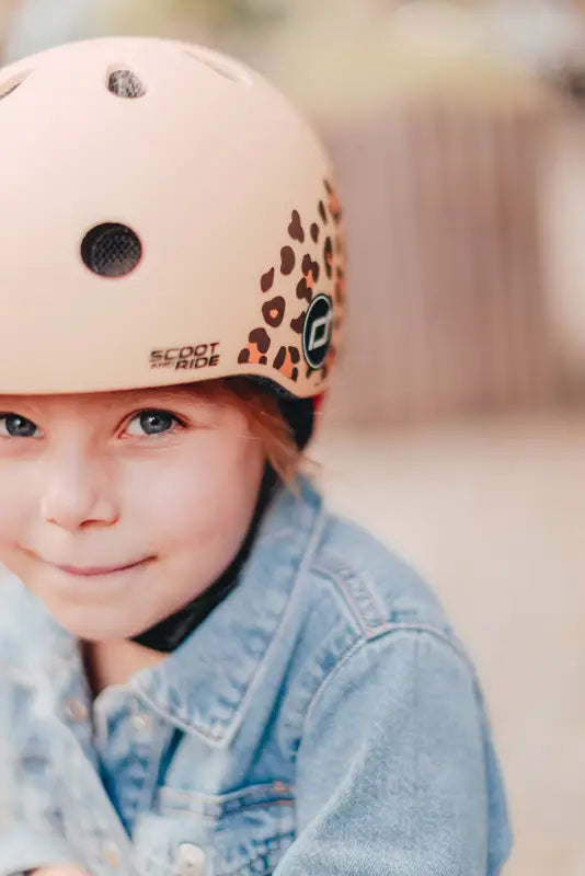 Scoot & Ride Kids Helmet 45-51cm - Leopard