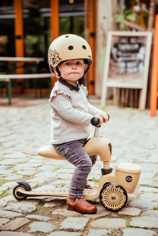 Scoot & Ride Kids Helmet 45-51cm - Leopard