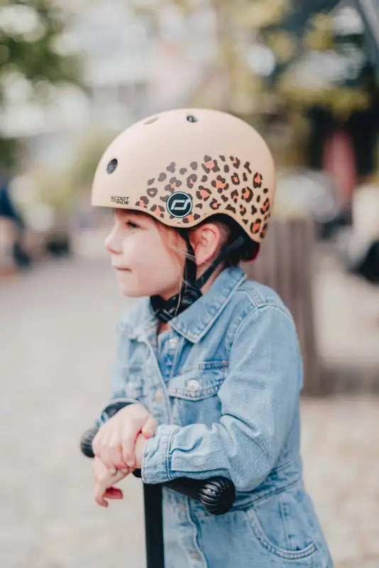 Scoot & Ride Kids Helmet 45-51cm - Leopard