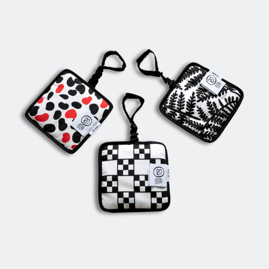 Etta Loves sensory hanging squares for babies' first year