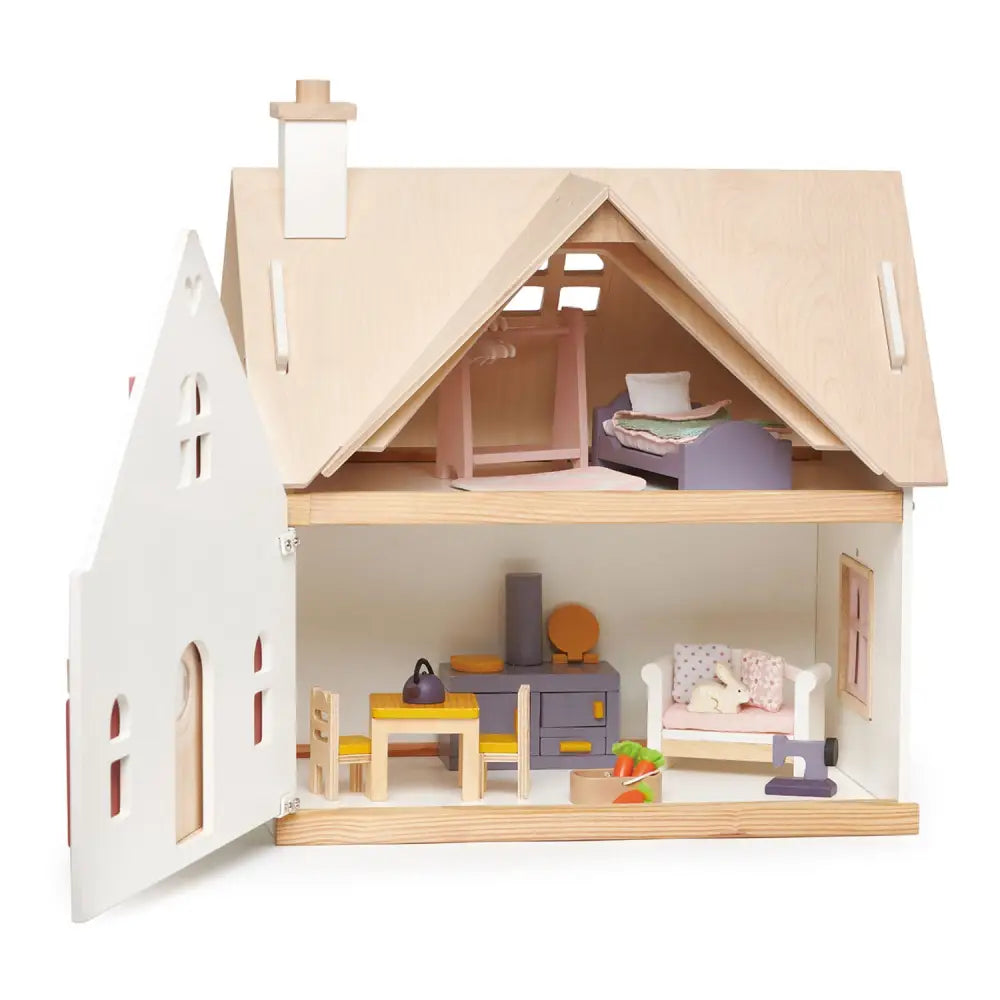 Tenderleaf Toys Cottontail Cottage dolls house interior