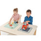 Children playing with the Tenderleaf Toys Play Table 