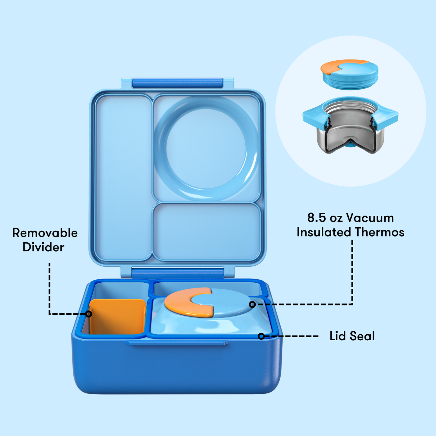 OmieBox hot and cold food lunchbox
