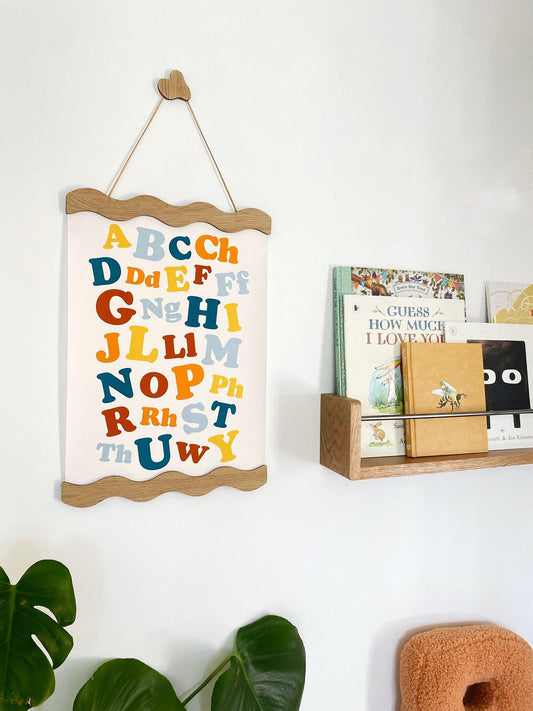 Autumn's Corner Wavy Magnetic Picture Frame - OAK