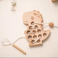 Wooden Dinosaur Lacing Toy